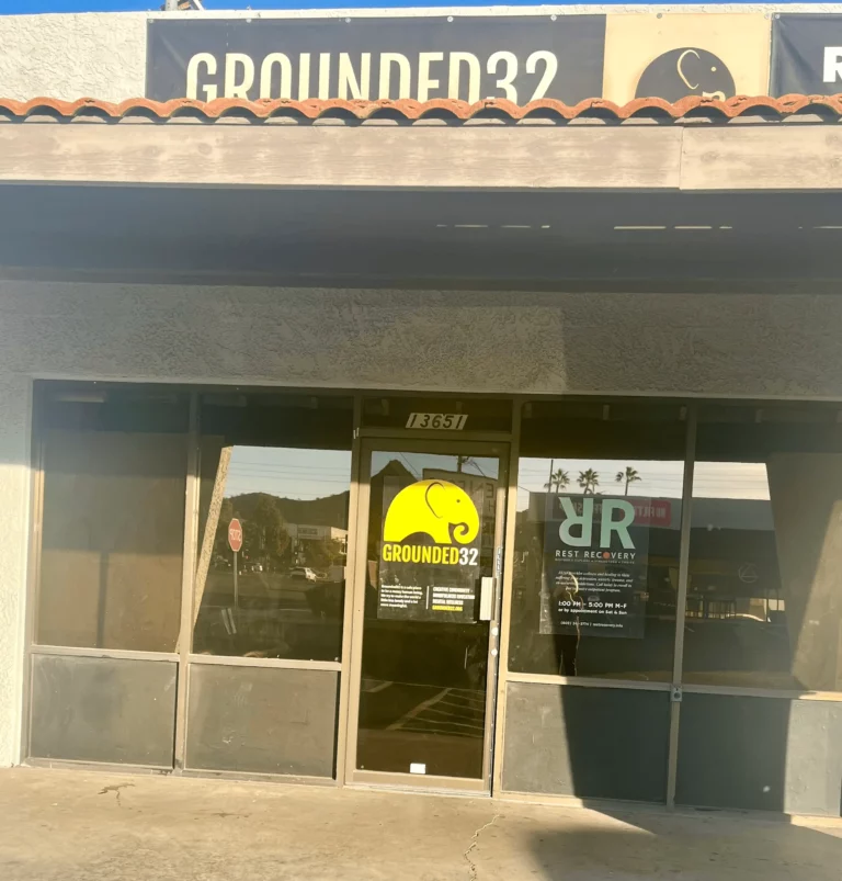Front entrance to the GROUNDED32 location where transgender support meetings are held in Phoenix, Arizona